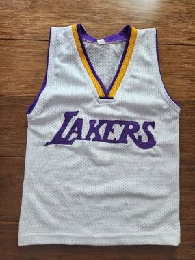 Los Angeles Lakers Kids NBA Basketball Mesh Jersey Youth, XS